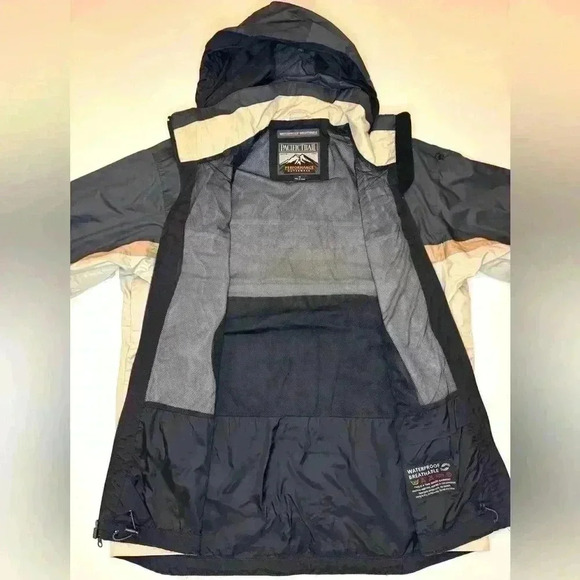 Pacific Trail Mens Outerwear Performance Waterproof Breathable Jacket Size M - Picture 8 of 11